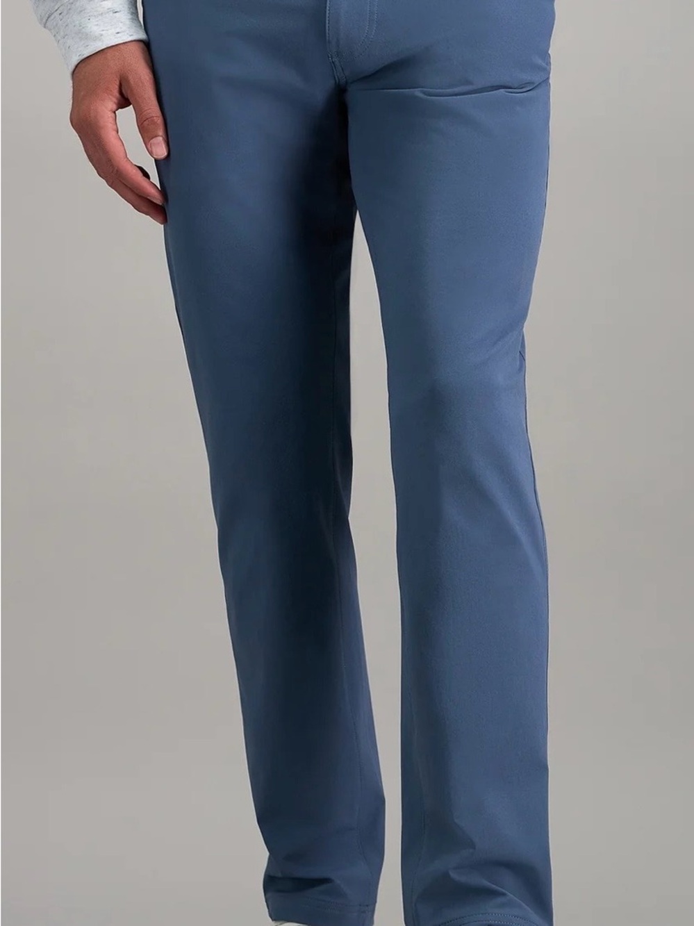 Haggar Straight-Fit Pants in Slate Blue